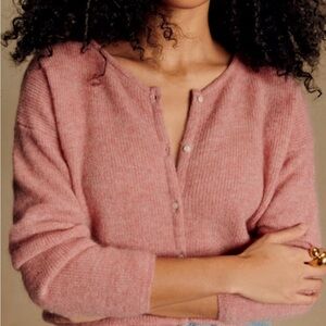 Sézane Gaspard Cardigan Rosewood XS